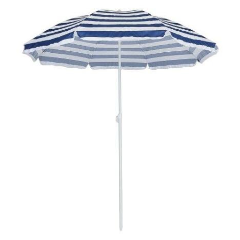 Umbrela de plaja cu dungi cu diametrul 190 cm